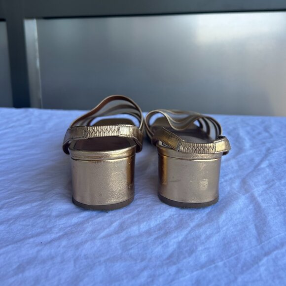 By Far Colleen Sandals — Metallic Gold - Picture 7 of 9